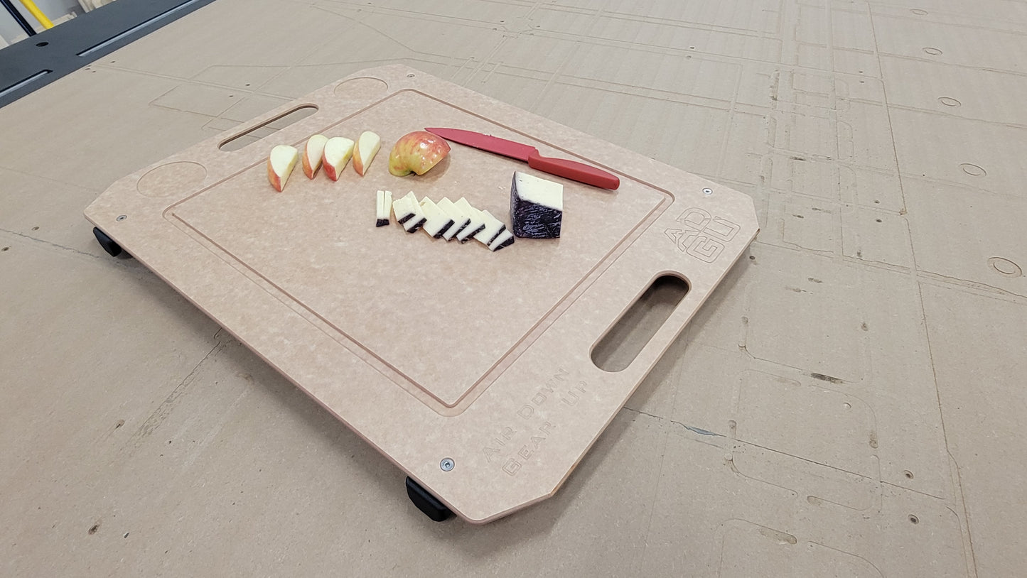 Richlite Overland Kitchen cutting board for Land Cruiser, 4Runner, GX460, GX470, FJ Cruiser, Sequoia