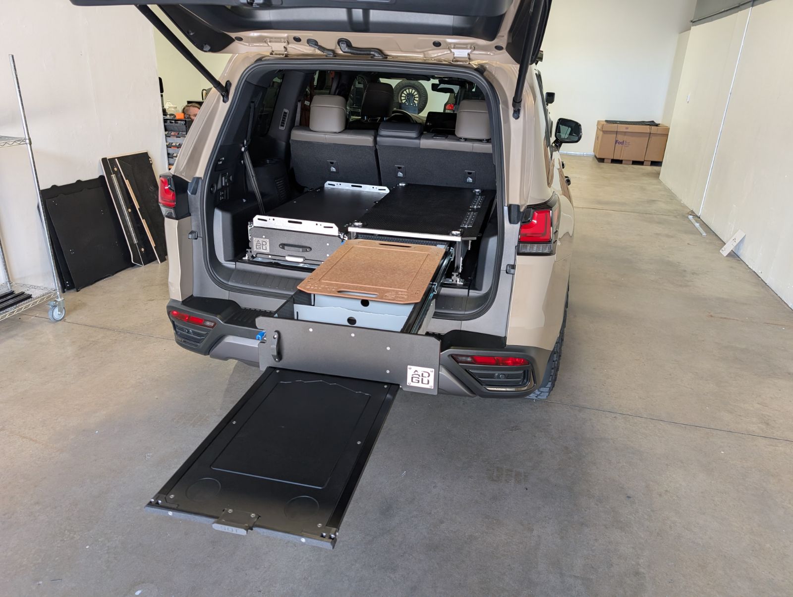 Lexus LX700H Dedicated Kitchen Plus Drawer and Slide Out Table