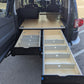 FJ Cruiser Sleeping Platform 60% Seat Delete Drawers Air Down Gear Up