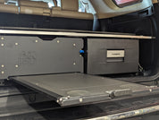   Patented Toyota 4Runner storage organization drawers, fridge  and convertible sleeping platform  perfect for overland travel