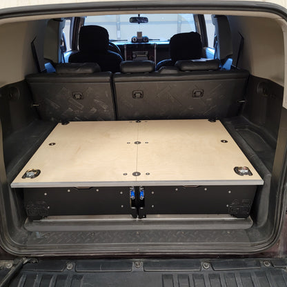 Toyota FJ Cruiser drawer system for vehicle organization